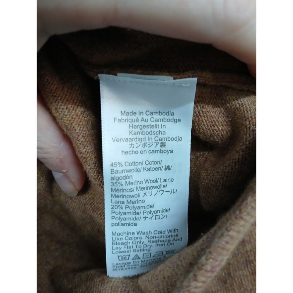 J. Crew Teddy Sweater Medium. Cotton Merino wool - Picture 8 of 8